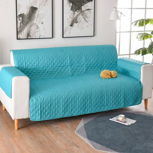 LAST DAY 60% OFF-Reversible Quilted 3 Seater Sofa Cover